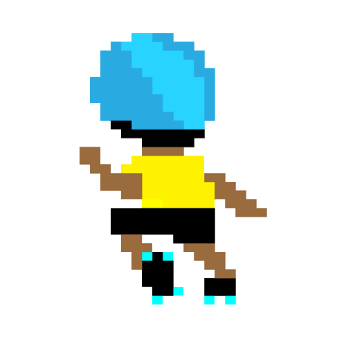 Skater with a yellow helmet